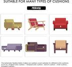 Hokway 3 Piece Couch Cushion Slipcovers Stretch Reversible Cushion Protector - Image 6