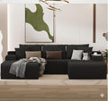 105" Convertible Sectional Couch by Unknown