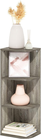 Furinno PASIR Book Shelf, 3-Tier Corner Bookshelf - Image 5