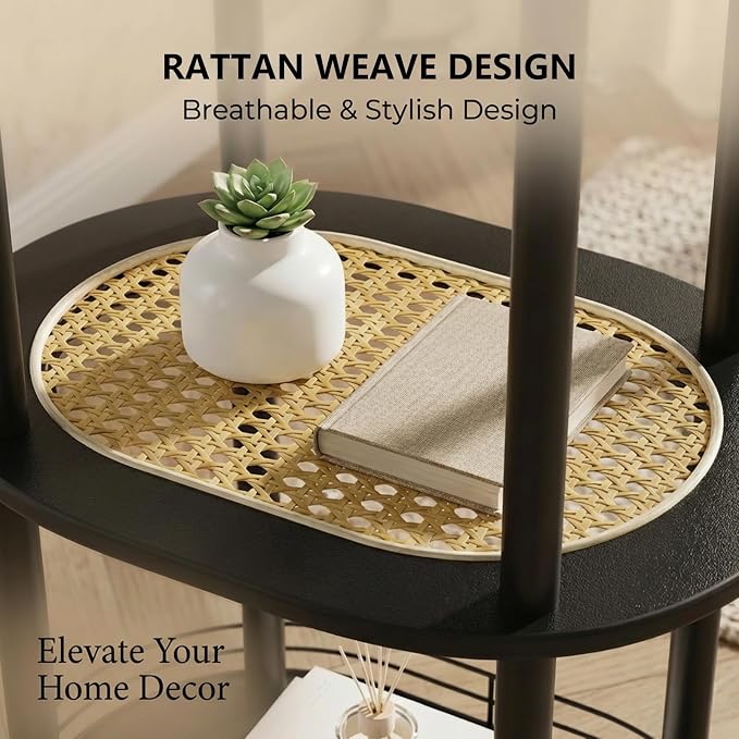 Small Rattan Side/Accent Table - Image 5