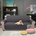 U-NICE HOME Reversible Sofa Cover or Dogs, Dark Grey/Light Grey | 68''Couch - Image 2