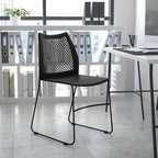 Flash Furniture HERCULES Series 661 lb. Capacity Navy Stack Chair - Image 2
