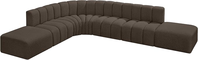 Meridian Furniture 102Brown-S7A Arc Collection Modern | Contemporary Modular - Image 7