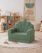 Blissful Diary Kids Couch, 2-in-1 Soft Toddler Couch Fold Out, Toddler Chair - Image 8