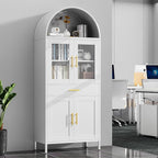 VEXPOR 73" Tall Arched Kitchen Pantry Cabinet - Image 9