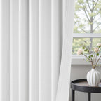 92 inch long Linen blackout Curtains 2 Panels - Image 5