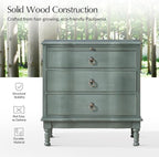 HULALA HOME Solid Wood End Table - Image 5
