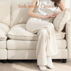Vesgantti 108" Modular Sectional Sofa, Comfy Cloud Couch - Image 5