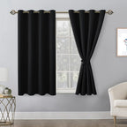 Blackout Curtains for Bedroom, 52 x 54 Inches Long, 2 Panels, Sewn - Image 8