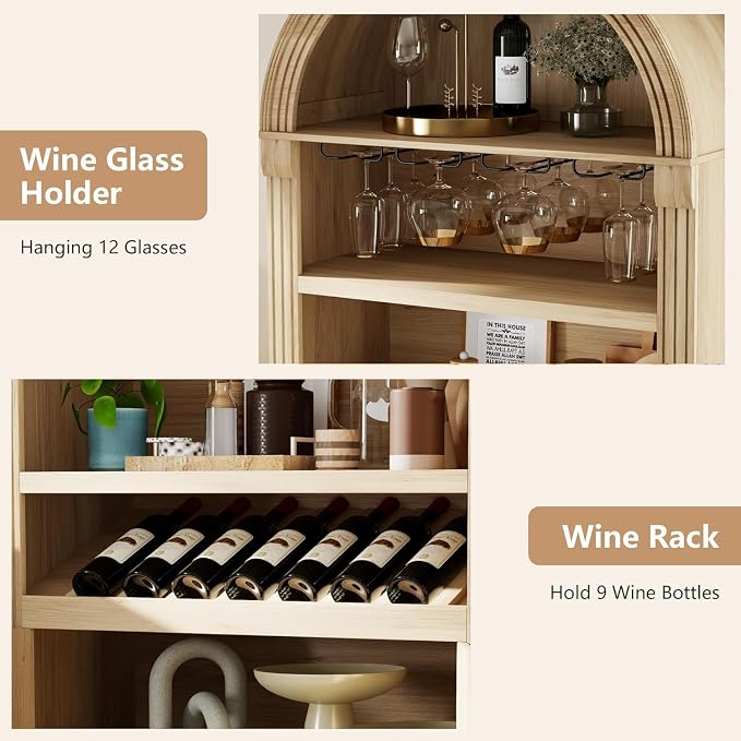Vlsrka Arched Cabinet, Kitchen Pantry Cabinets - Image 6