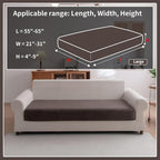 OHSIO Sectional Couch Covers, Wear Resistant Stretch Sofa Covers Washable Soft - Image 2