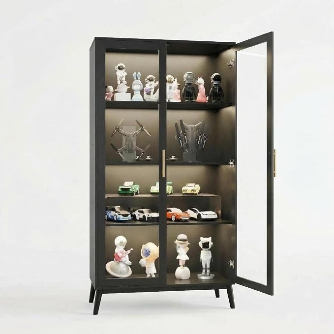 IDEALHOUSE Glass Display Cabinet - Image 9