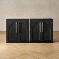 mopio Blake Storage Cabinet, Small Modular Accent Display Sideboard Buffet by MopioInc