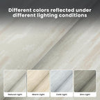 8x10 Washable Area Rugs for Living Room, Dining Room- Light Brown | Ultra Soft - Image 6