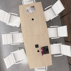 Bush Business Furniture 120-inch Office Conference Table - Image 4