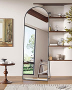 Antok 65" x22” Arched Full Length Floor Mirror, Free Standing/Wall Mount/Leaning - Image 3