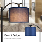 BoostArea Floor Lamp for Living Room, LED Arched Floor Lamp, Tall Modern - Image 4