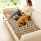 Couch Cover for Dogs, Washable Non Slip Plush Flannel Sofa Protector | Thick - Image 2