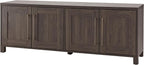 Henn&Hart Rectangular TV Stand for TV's up to 80" in Alder Brown, TV Stands for - Image 4