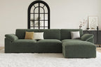 EASE MOOSE Oversized Sectional Modular Sofa, Deep Seat Modular Sectional Cloud - Image 4