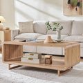 IFGET 48" Modern Coffee Table, 2-Tier Minimalist Center Table by IFGETEnrichYourLivingSpace