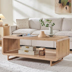 IFGET 48" Modern Coffee Table, 2-Tier Minimalist Center Table by IFGETEnrichYourLivingSpace