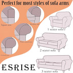 Sofa Arm Chair Covers, Couch Armrest Armchair Covers, Stretch Anti-Slip - Image 3