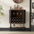 FiveWillowise Black Coffee Bar Cabinet by FiveWillowise