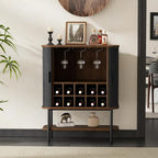 FiveWillowise Black Coffee Bar Cabinet by FiveWillowise