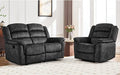 EBELLO 2 Pieces Reclining Loveseat Couch Furniture Set, Soft Fabric Manual by EBELLO