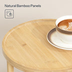 HOOBRO Set of 2 Small Round Side Tables - Image 9