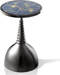 Homes: Inside + Out Halric Modern 24" Tall Round End Table by HOMESInsideOut