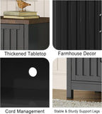 ChooChoo Farmhouse TV Stand for Televisions up to 55 inches, Entertainment - Image 5