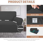 Easy-Going 100% Waterproof Loveseat Couch Cover Stretch Jacquard Sofa Cover | - Image 4