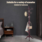 ZOZOE Wooden Classic Coat Rack Stand, Solid Wood Coat Rack Freestanding - Image 7