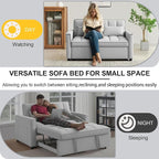 Convertible Sofa Bed, Pull Out Couch - Image 8