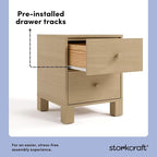 Storkcraft California 2-Drawer Nightstand – GREENGUARD Gold Certified, Premium - Image 7