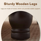 30-Inch Round Storage Ottoman, Modern Ottoman Coffee Table - Image 5