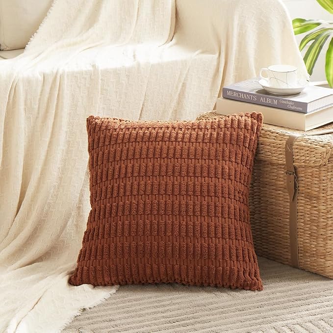 Fancy Homi 4 Packs Decorative Throw Pillow Covers - Image 2