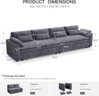 Belffin Large Modular Sectional Sofa - Image 2