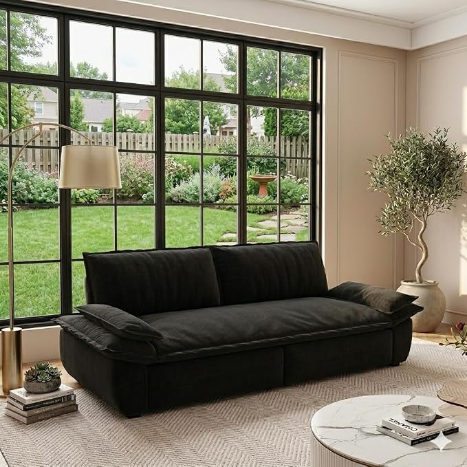 73.2" Sofa Bed Queen, 3-in-1 Pull Out Sofa Bed - Image 11