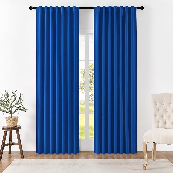 Joydeco Blackout Curtains 96 Inches Long by JOYDECO