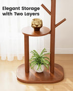 Pipishell Coat Rack, Freestanding Hall Tree - Image 3