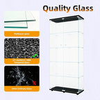 LFT HUIMEI2Y Glass Display Cabinet 5-Shelf - Image 4