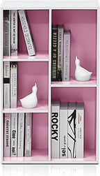 Furinno LUDER Book Shelf, 5-Cube Bookshelf, Reversible Bookcase, 9.4 x 19.5 x - Image 6