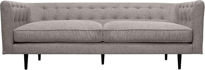 Armen Living Annabelle 80" Modern Gray Fabric Sofa by ArmenLiving