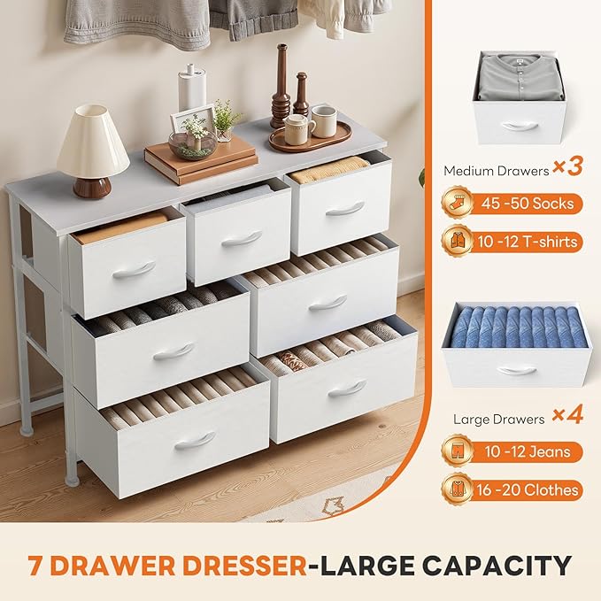 Sweetcrispy 7 Drawer Dresser - Image 4