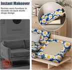 8Pcs Outdoor Cushion Covers, Stretch Patio Furniture Couch Chair Slipcovers | - Image 5