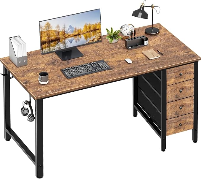 Lufeiya Computer Desk with Drawers by LUFEIYA