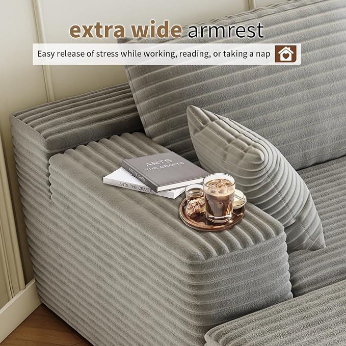 135.4" Cloud Modular Sectional Couch - Image 7